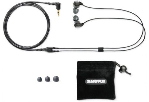 SHURE - Słuchawki dokanałowe SE112 Szare