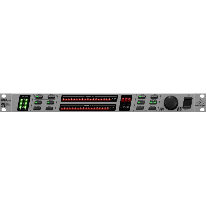 BEHRINGER FBQ2496 - eliminator sprzężeń/korektor parametryczny BEHRINGER FBQ2496 - eliminator sprzężeń/korektor parametryczny