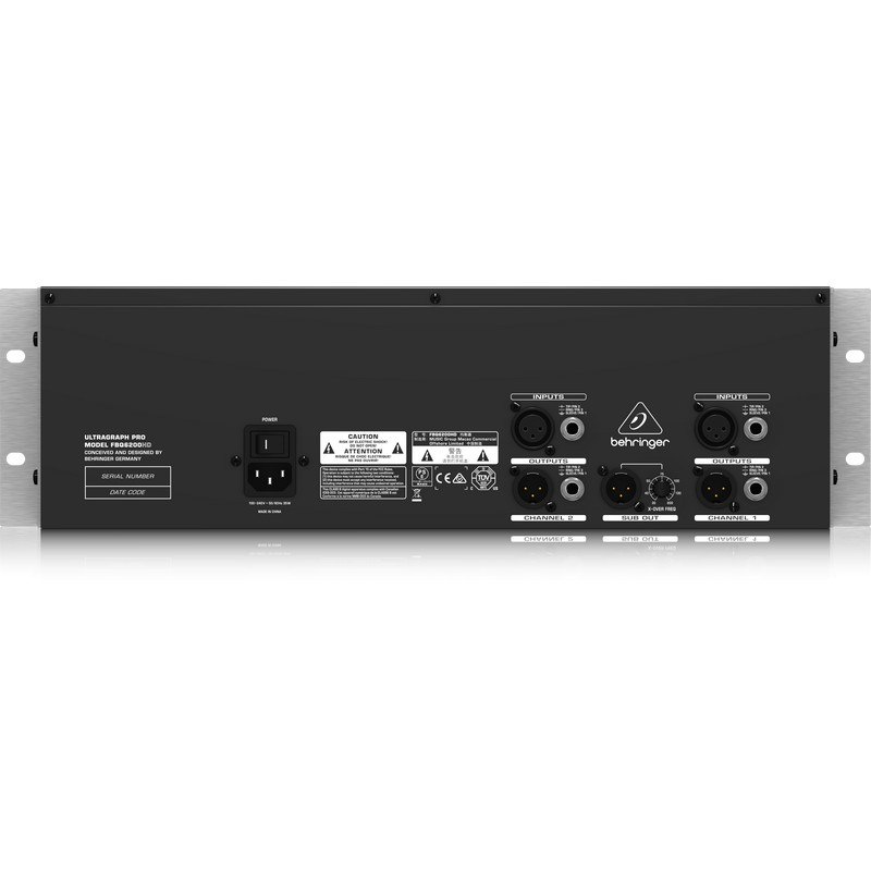 BEHRINGER FBQ6200HD – 31 pasmowy korektor graficzny BEHRINGER FBQ6200HD – 31 pasmowy korektor graficzny
