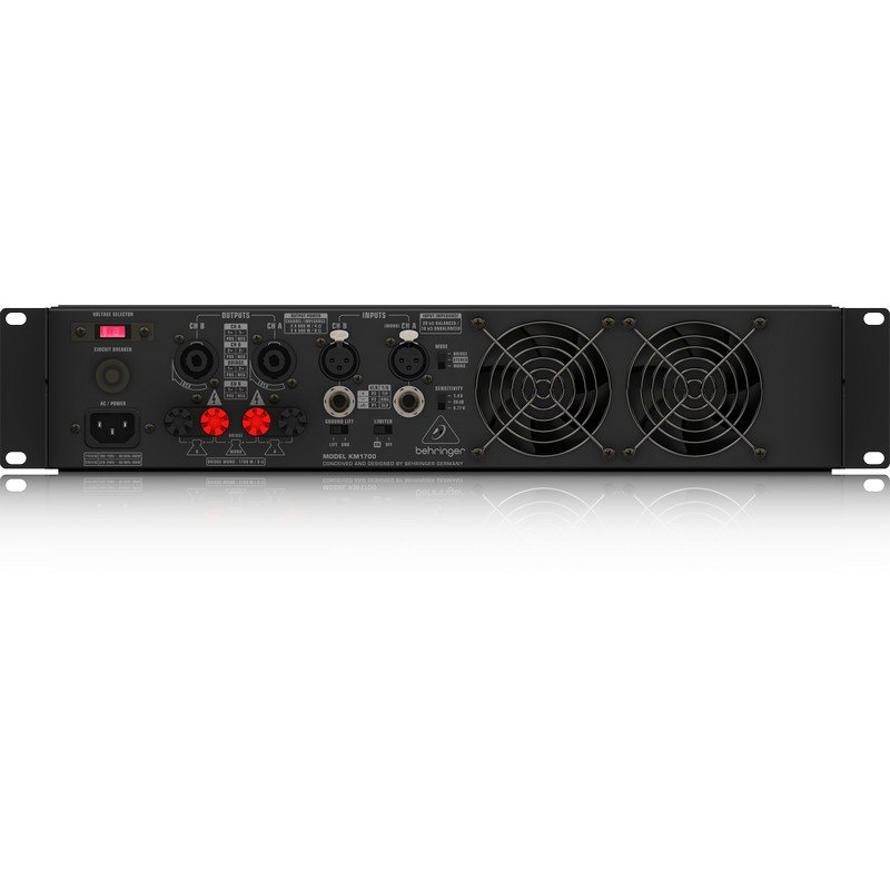 BEHRINGER KM1700 – wzmacniacz stereo 1700W BEHRINGER KM1700 – wzmacniacz stereo 1700W