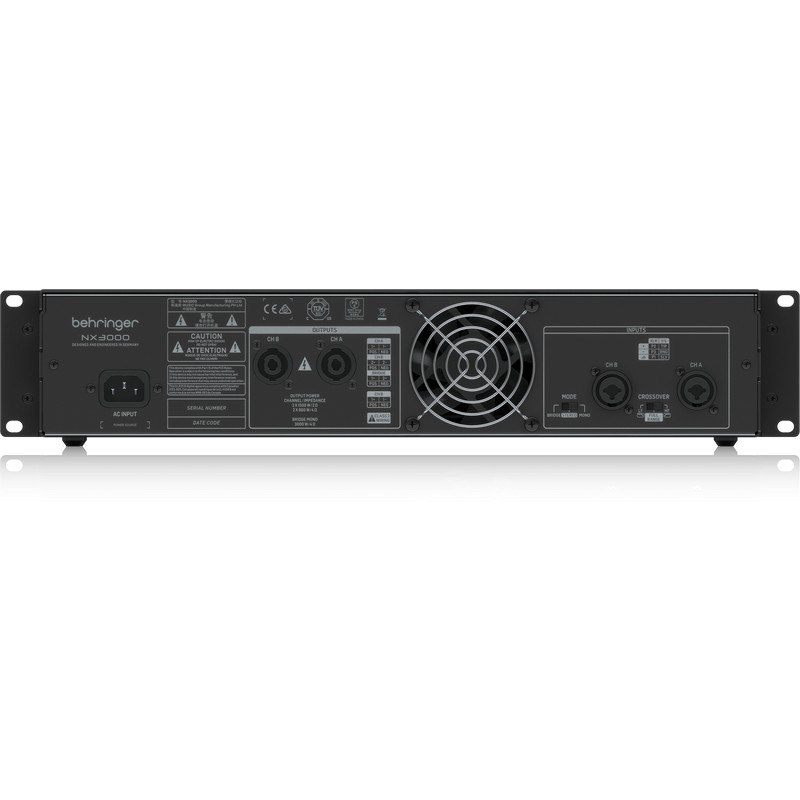 BEHRINGER NX3000 - cyfrowy wzmacniacz 3000W BEHRINGER NX3000 - cyfrowy wzmacniacz 3000W