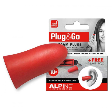 ALPINE - Plug&Go - ochrona słuchu, zatyczki, stopery