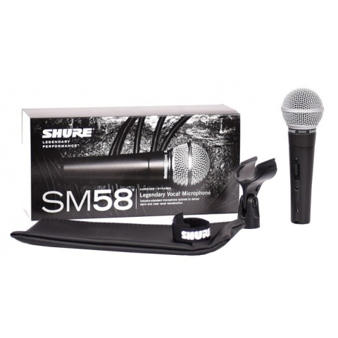 SHURE SM 58 SE mikrofon dynamiczny z włącznikiem