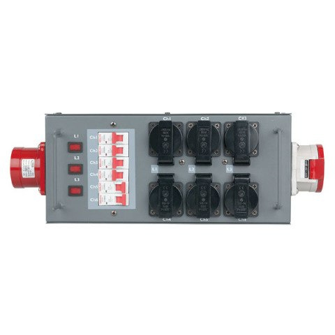 Showtec Split Power 32 - rozdzielnia z bezpiecznikiem Showtec Split Power 32 - rozdzielnia z bezpiecznikiem