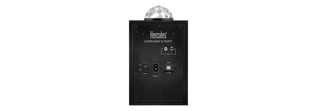 Aktywne głośniki odsłuchowe z efektem świetlnym RMS 2x15W - Hercules DJSpeaker 32P