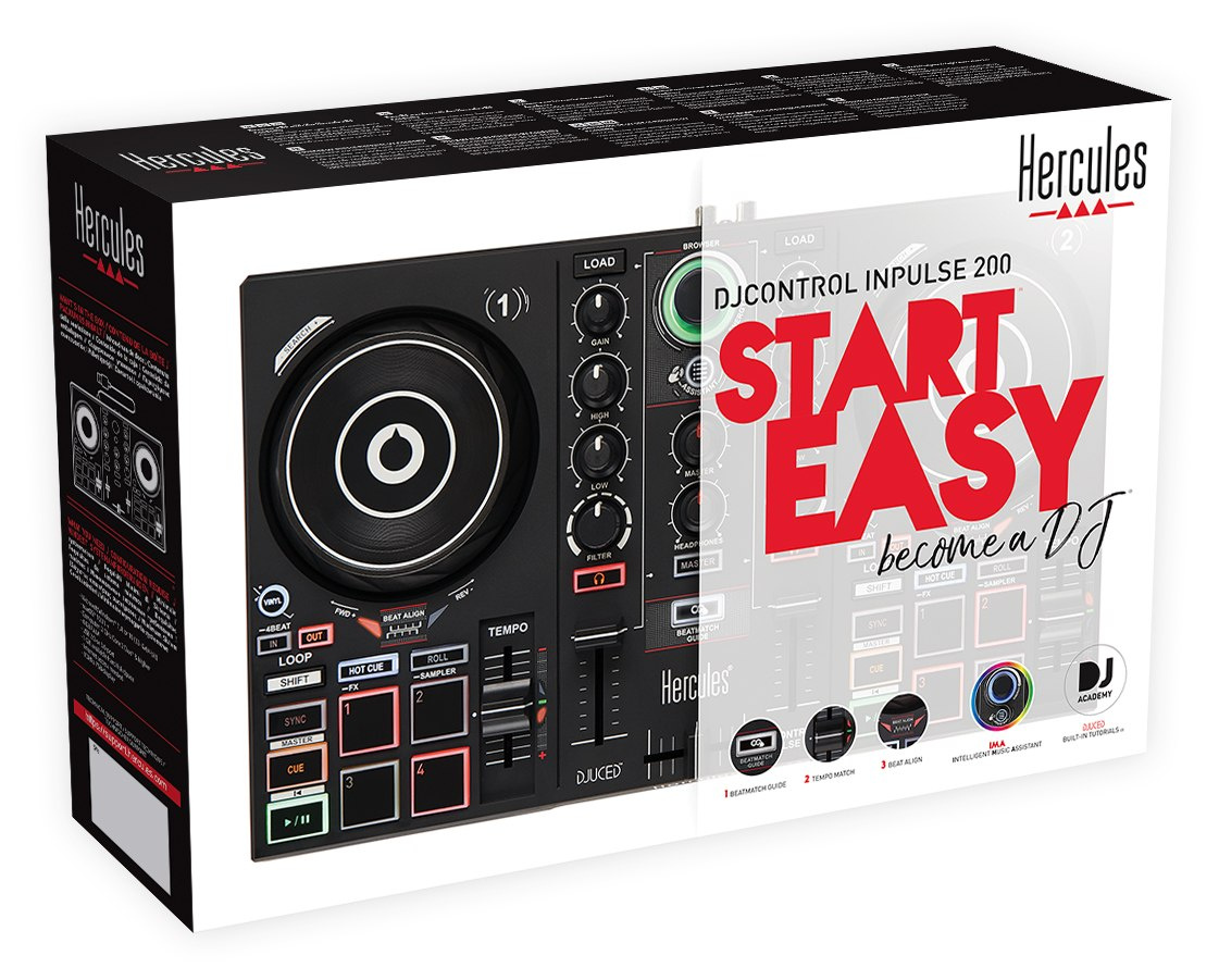 Hercules DJ - Inpulse 200 kontroler dla DJa Hercules DJ - Inpulse 200 kontroler dla DJa