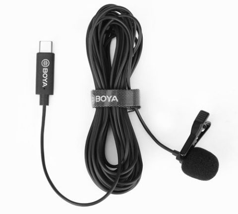 BOYA BY-M3 mikrofon krawatowy dla urządzeń ze złączem USB-C (ANDROID)