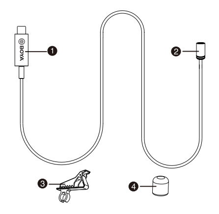 BOYA BY-M3 mikrofon krawatowy dla urządzeń ze złączem USB-C (ANDROID)