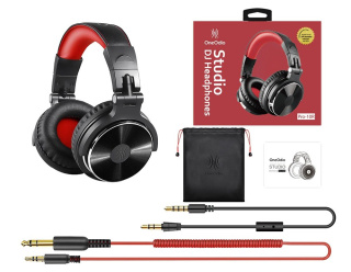 DJ SŁUCHAWKI WOKÓŁUSZNE ONEODIO PRO-10 AUDIO RED