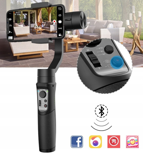 GIMBAL 3-Osiowy na Telefon Hohem iSteady Mobile+