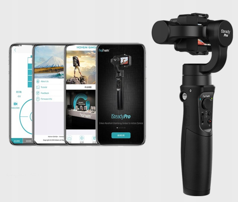 Gimbal, stabilizator HOHEM iSteadyPro do kamer GoPro HERO 7 BLACK, AEE, SONY, XIAOMI, SJCAM