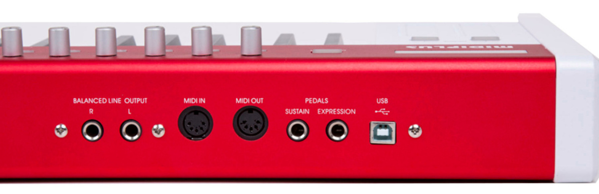 MIDIPLUS- X6 PRO Klawiatura sterująca - kontroler USB / MIDI z półważoną klawiaturą