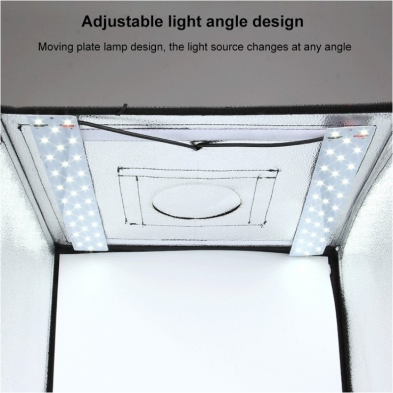 PULUZ namiot bezcieniowy 60x60 do zdjęć z LED oswietleniem PULUZ namiot bezcieniowy 60x60 do zdjęć z LED oswietleniem