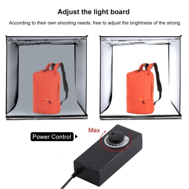 PULUZ namiot bezcieniowy 60x60 do zdjęć z LED oswietleniem PULUZ namiot bezcieniowy 60x60 do zdjęć z LED oswietleniem