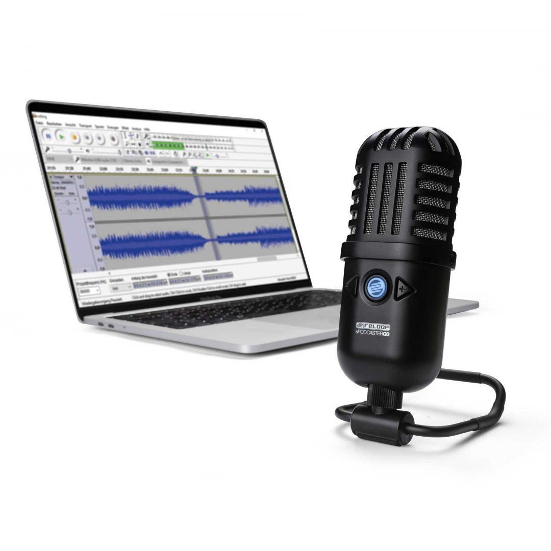 Zestaw Reloop sPodcaster Go mikrofon z USB Zestaw Reloop sPodcaster Go mikrofon z USB
