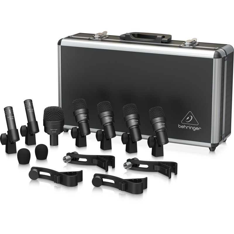 Behringer BC1200 -profesjonalny 7-elementowy zestaw mikrofonów perkusyjnych Behringer BC1200 -profesjonalny 7-elementowy zestaw mikrofonów perkusyjnych