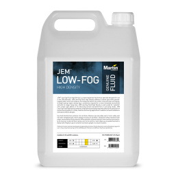 MARTIN JEM - płyn do ciężkiego dymu Low Fog Fluid, High Density 5L