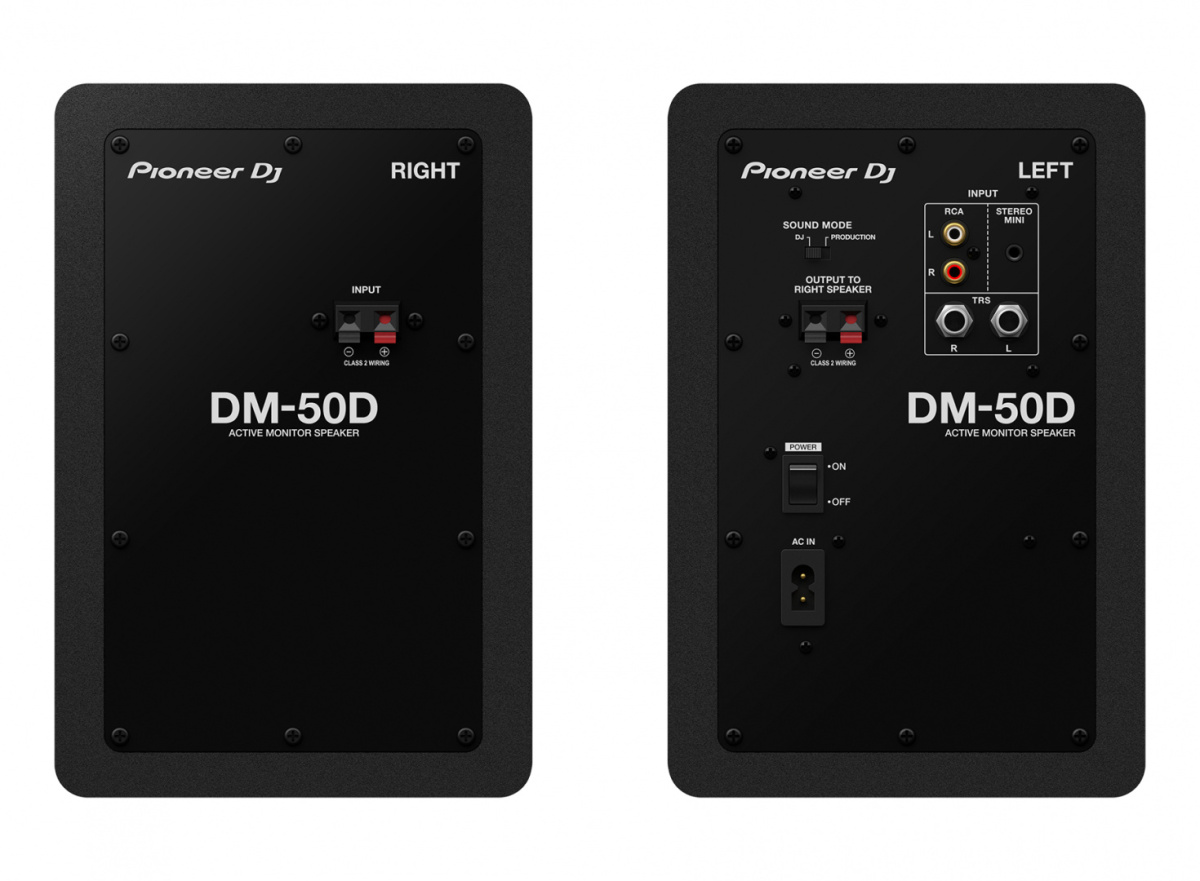 PioneerDJ DM-50D black monitory DJ