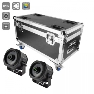 2x LED LOGO PROJECTOR 200W IP65 + CASE