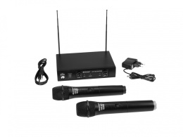 2 mikrofony bezprzewodowe OMNITRONIC VHF-102