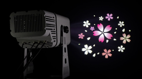 LED LOGO PROJECTOR 300W IP65 ANIMATION EFFECT