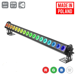 LED WASHER 18x10W RGBW 4w1 45° - 3 SEKCJE Mk2