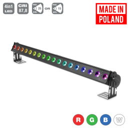 Led bar, LED WASHER 18x10W RGBW 4w1 - 3 SEKCJE Mk2