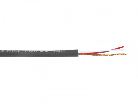 OMNITRONIC Kabel mikrofonowy 2x0.22 100m bk