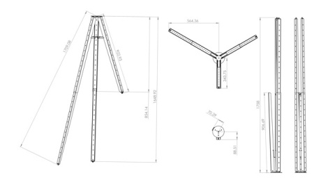 Statyw OCTO HELIOS1 TRIPOD