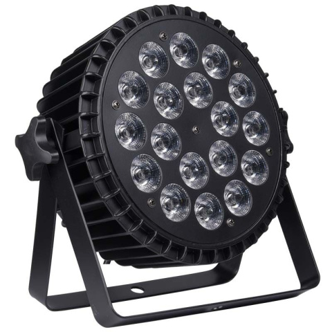 LIGHT4ME ALU HEXA PAR 18x10W RGBWA-UV reflektor sceniczny LED