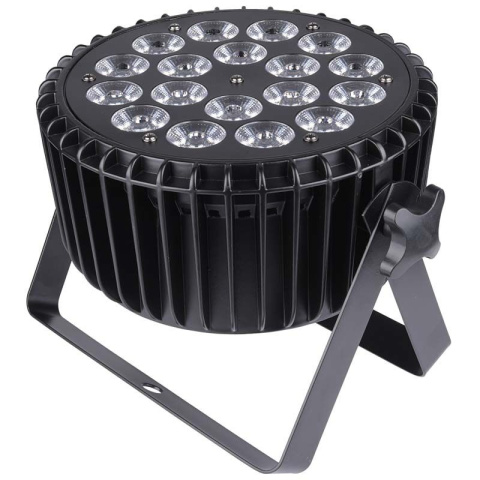 LIGHT4ME ALU HEXA PAR 18x10W RGBWA-UV reflektor sceniczny LED