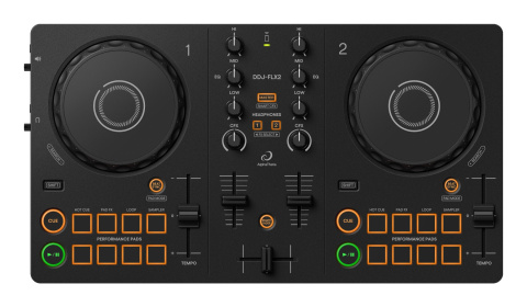 PioneerDJ Kompaktowy 2-kanałowy kontroler DJ-ski DDJ-FLX2