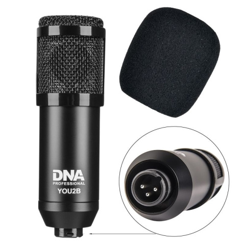 zestaw do domowego studia DNA YOU2B - mikrofon interfejs audio statyw okablowanie