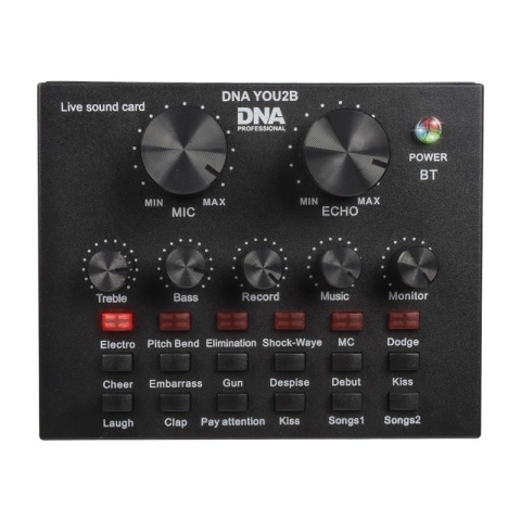 zestaw do domowego studia DNA YOU2B - mikrofon interfejs audio statyw okablowanie