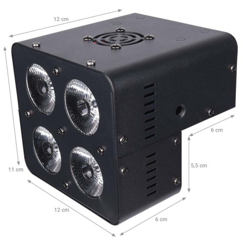 Light4Me Quadro PAR 4x15W RGBW – Reflektor Sceniczny LED