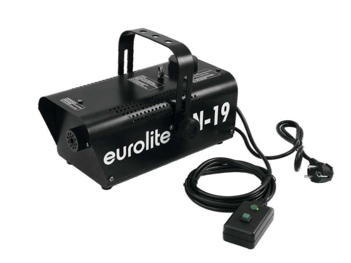 EUROLITE - N-19 Czarna Wytwornica dymu 700W - dystrybutor Eurolite EUROLITE - N-19 Czarna Wytwornica dymu 700W - dystrybutor Eurolite