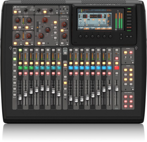 BEHRINGER - X32 COMPACT - konsoleta cyfrowa do zastosowań koncertowych, nagraniowych i studyjnych