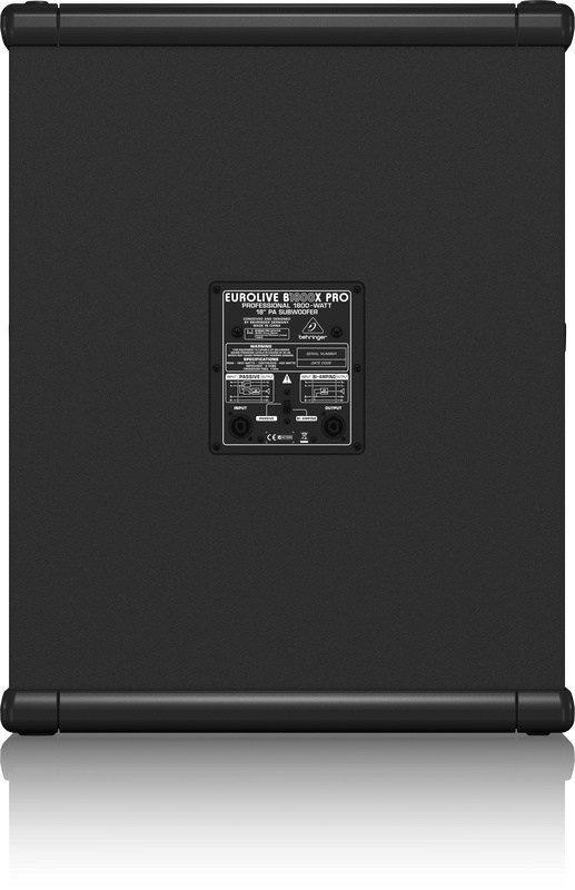 Behringer - subwoofer pasywny B1800X PRO 18" 1800W Behringer - subwoofer pasywny B1800X PRO 18" 1800W