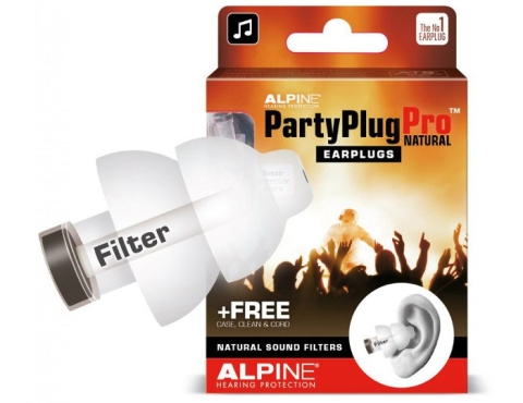 ALPINE - Party Plug Pro Natural - muzyczne stopery, zatyczki