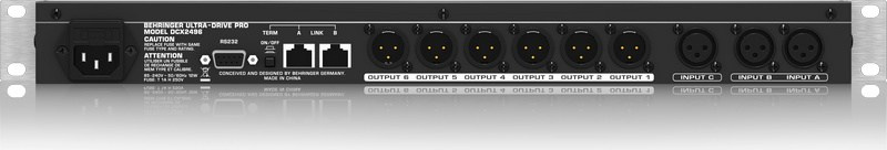 Behringer - Procesor dźwięku ULTRADRIVE DCX2496 Behringer - Procesor dźwięku ULTRADRIVE DCX2496