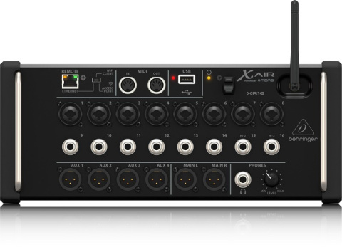 Behringer XR16 - 16-kanałowy mikser cyfrowy rack z routerem WiFi iOS/Android Behringer XR16 - 16-kanałowy mikser cyfrowy rack z routerem WiFi iOS/Android