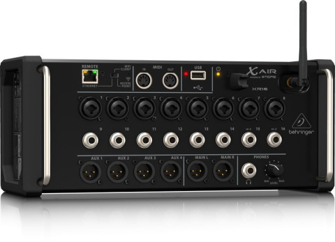 Behringer XR16 - 16-kanałowy mikser cyfrowy rack z routerem WiFi iOS/Android Behringer XR16 - 16-kanałowy mikser cyfrowy rack z routerem WiFi iOS/Android