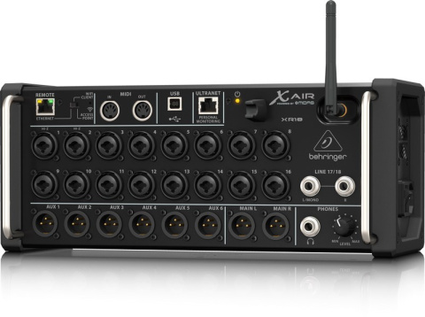 Behringer XR18 - 18-kanałowy mikser cyfrowy rack z routerem WiFi iPad/Android Behringer XR18 - 18-kanałowy mikser cyfrowy rack z routerem WiFi iPad/Android
