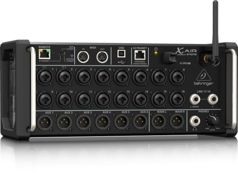 Behringer XR18 - 18-kanałowy mikser cyfrowy rack z routerem WiFi iPad/Android Behringer XR18 - 18-kanałowy mikser cyfrowy rack z routerem WiFi iPad/Android