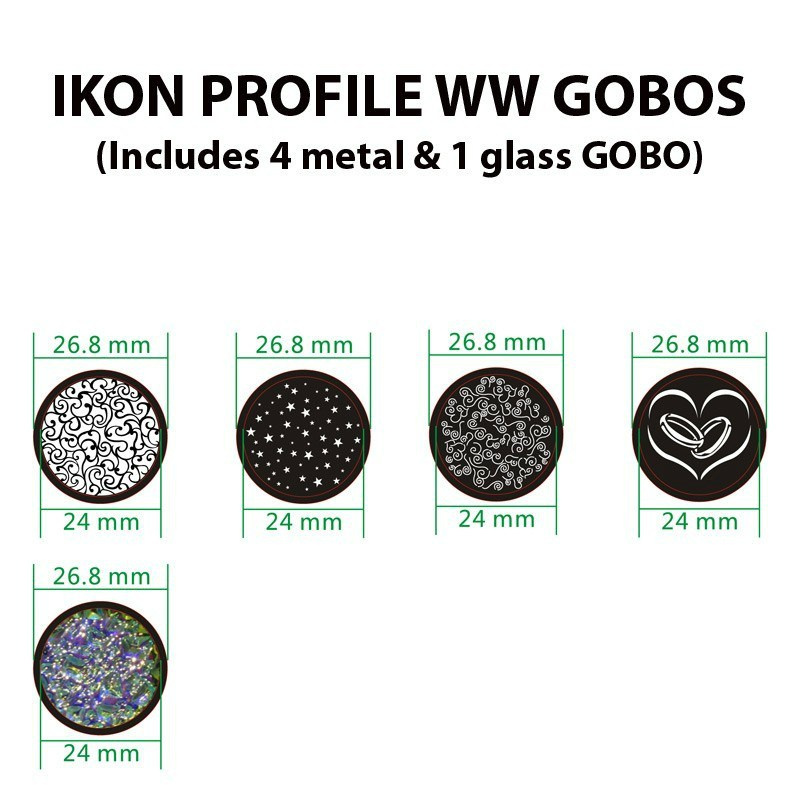 AMERICAN DJ - Projektor gobo Ikon Profile WW Pearl - dystrybutor ADJ AMERICAN DJ - Projektor gobo Ikon Profile WW Pearl - dystrybutor ADJ