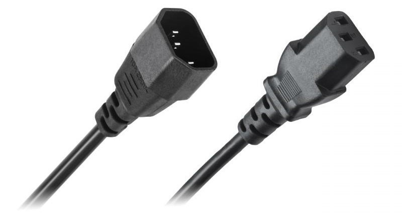 Kabel zasilający AC do komputer - przedłużacz 3m Kabel zasilający AC do komputer - przedłużacz 3m