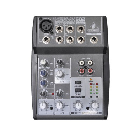BEHRINGER XENYX 502 - 5-kanałowy mikser BEHRINGER XENYX 502 - 5-kanałowy mikser