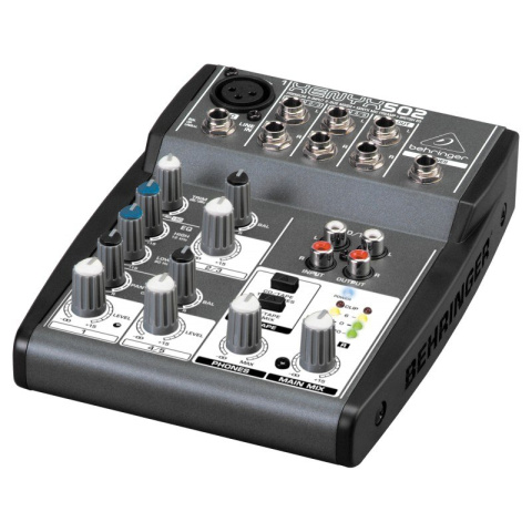 BEHRINGER XENYX 502 - 5-kanałowy mikser BEHRINGER XENYX 502 - 5-kanałowy mikser