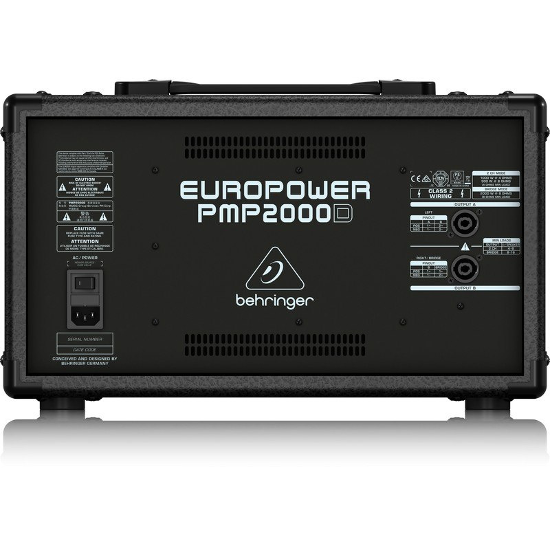 BEHRINGER EUROPOWER PMP1680S - powermikser z procesorem efektów BEHRINGER EUROPOWER PMP1680S - powermikser z procesorem efektów