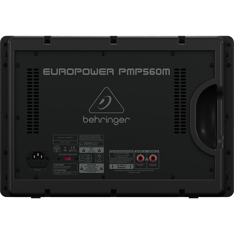 BEHRINGER EUROPOWER PMP560M - powermikser z procesorem efektów BEHRINGER EUROPOWER PMP560M - powermikser z procesorem efektów